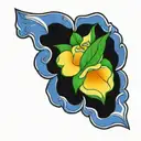 Gardenia tattoo design idea