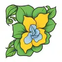 Gardenia tattoo design idea