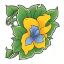 Gardenia tattoo design idea