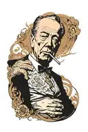 Alfred Hitchcock  tattoo design idea
