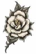 Gardenia tattoo design idea