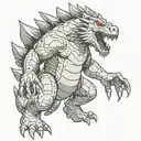 kaiju tattoo design idea