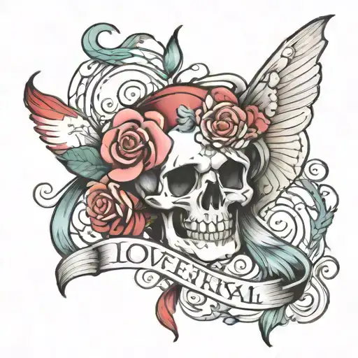 love eternal life tattoo tattoo design idea
