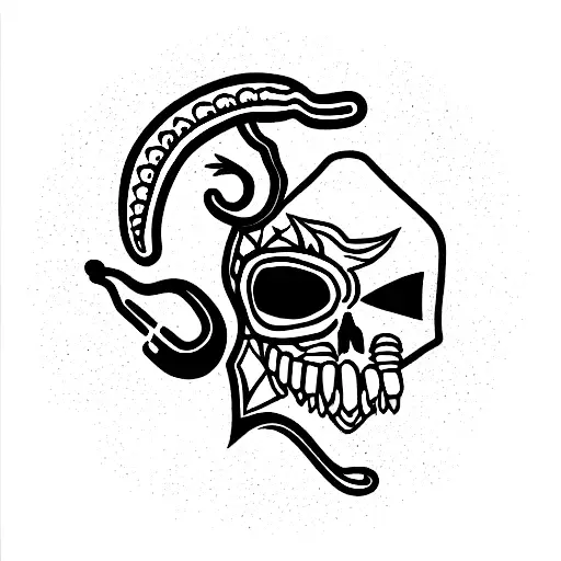 easy skull tattoo designs