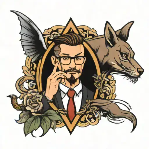 real estate agent  tattoo design idea