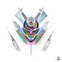 tribal tattoo design idea