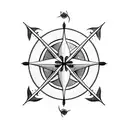 Sail Boat tattoo design idea
