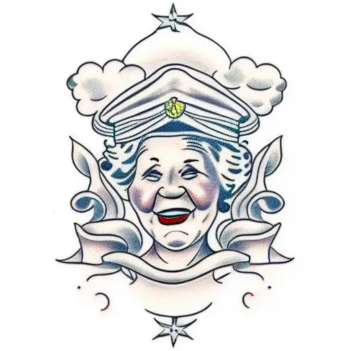 grandma  tattoo design idea