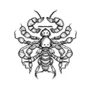 Scorpion tattoo design idea