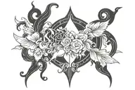 Put God First tattoo design idea