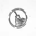 coca cola bottle tattoo design idea