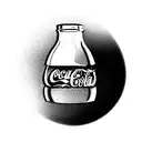 coca cola bottle tattoo design idea