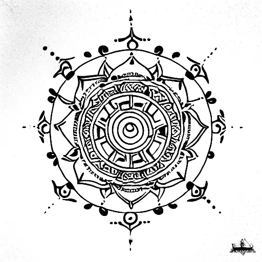 The Kalachakra  tattoo design idea