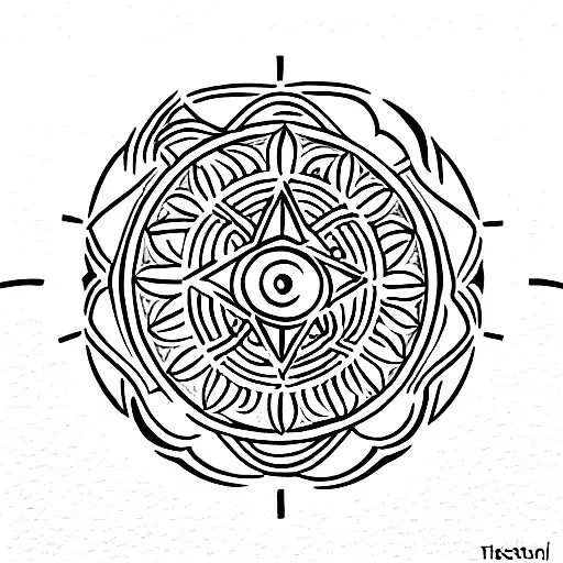 The Kalachakra icon tattoo design idea