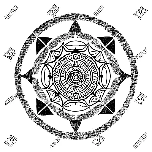 The Kalachakra temple tattoo design idea