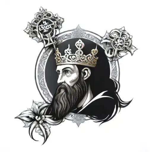 orthodox catholic tattoo Michael tattoo design idea