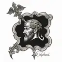 orthodox catholic tattoo Michael tattoo design idea