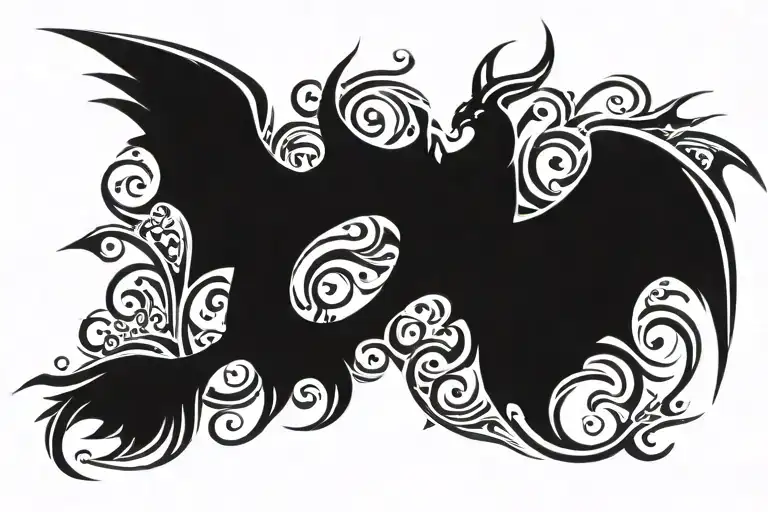 Wing Demon Wing tattoo design idea