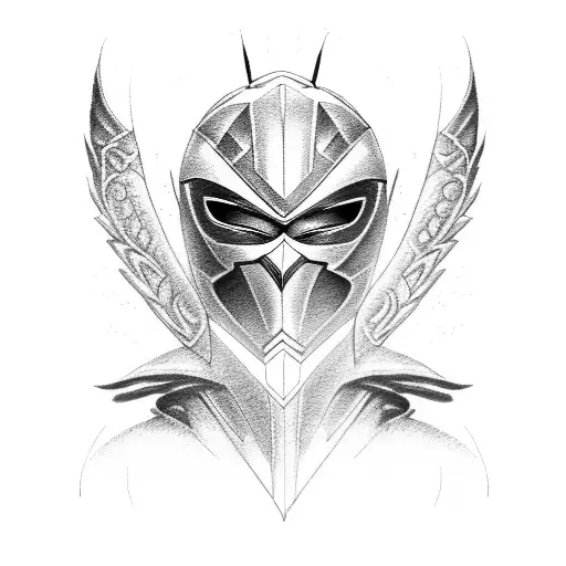 power ranger demon ranger force kriss angel tattoo design idea