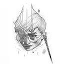 Harry potter tattoo design idea