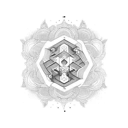 mantra tattoo design idea