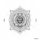 7 chakras tattoo design idea