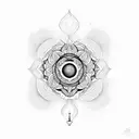 7 chakras tattoo design idea