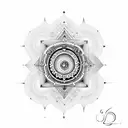 7 chakras tattoo design idea