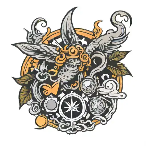 HVAC tattoo design idea