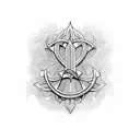 si vis pacem para bellum autour d'une fleur de lys tattoo design idea
