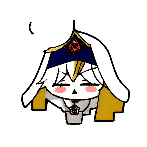 Create a templar knight with masonic imagery in chibi style tattoo design idea