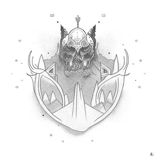 those who wander are not lost tattoo design idea