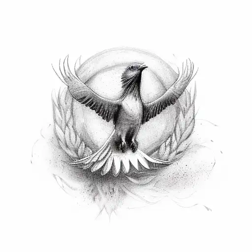 Freedom, Hope, Flying Bird, Death, Purpose, Peace, Goal. with these dates 2003, 2009, 2011, 2017, 2019 tattoo design idea