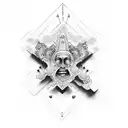 Only God can judge me tattoo design idea