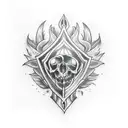 only switchblade  tattoo design idea