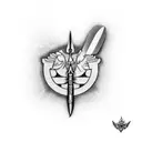 only switchblade  tattoo design idea