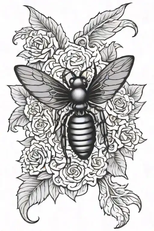 A black dahlia and black widow sternum tattoo design tattoo design idea