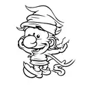 smurf tattoo design idea