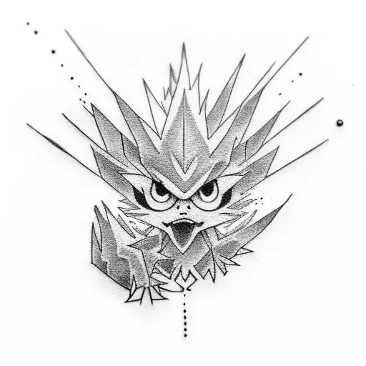 Zapdos tattoo design idea