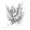 zapdos pokemon tattoo design idea