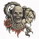 silent hill tattoo design idea