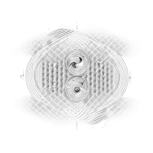 A wave pattern with drum beats incorporated, representing the client's love for music and sound engineering tattoo design idea