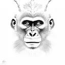 monkey king tattoo design idea