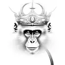 monkey king tattoo design idea