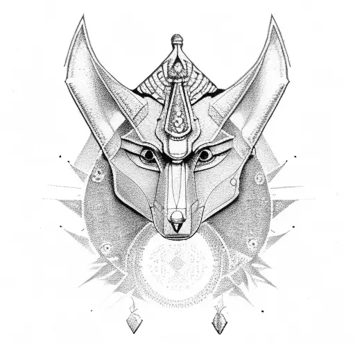 Anubis tattoo design idea