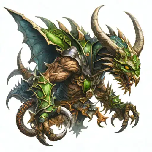 illidin demon hunter monster hunter tattoo design idea