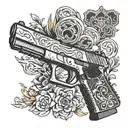 Glock 19 tattoo design idea