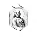 Benjamin Franklin tattoo design idea