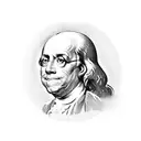 Benjamin Franklin tattoo design idea