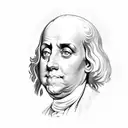 Benjamin Franklin tattoo design idea